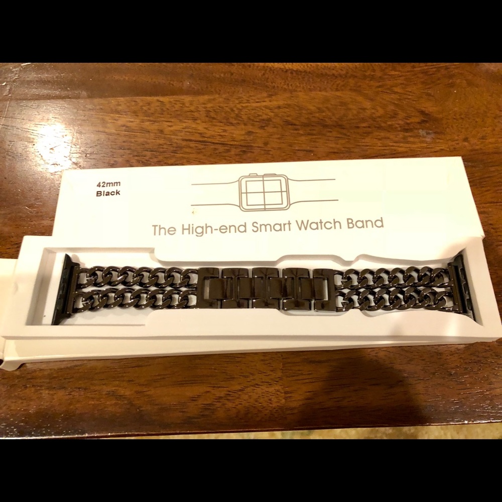 Iphone Black Link Watch Band